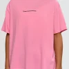 Go-To 1% Better Every Day FLXCotton Oversized Tee - Candy Pink-Black