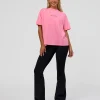 Go-To 1% Better Every Day FLXCotton Oversized Tee - Candy Pink-Black