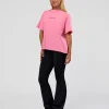 Go-To 1% Better Every Day FLXCotton Oversized Tee - Candy Pink-Black