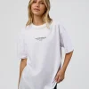 1% Better Every Day EST FLXCotton Oversized Tee - White