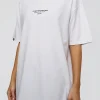 1% Better Every Day EST FLXCotton Oversized Tee - White