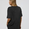 1% Better Every Day EST FLXCotton Oversized Tee - Black Washed