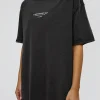 1% Better Every Day EST FLXCotton Oversized Tee - Black Washed
