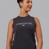Unleash 1% Better Training Tank - Charcoal Marl-White