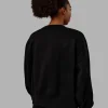 1% Better Heavyweight Sweater - Black-White