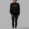 1% Better Heavyweight Sweater - Black-White