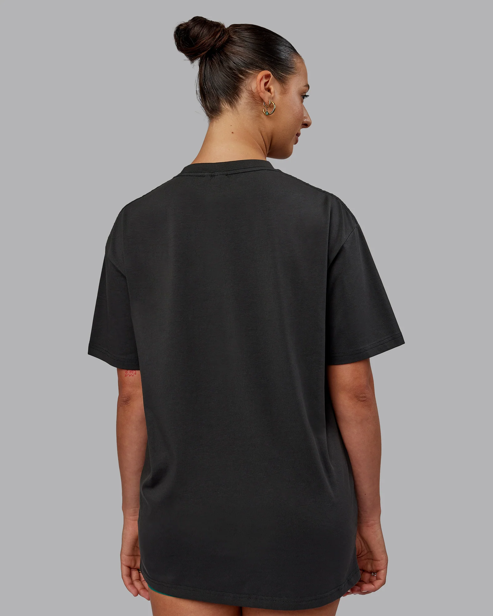 1% Better FLXCotton Tee Oversize - Pirate Black-Black