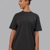 1% Better FLXCotton Tee Oversize - Pirate Black-Black