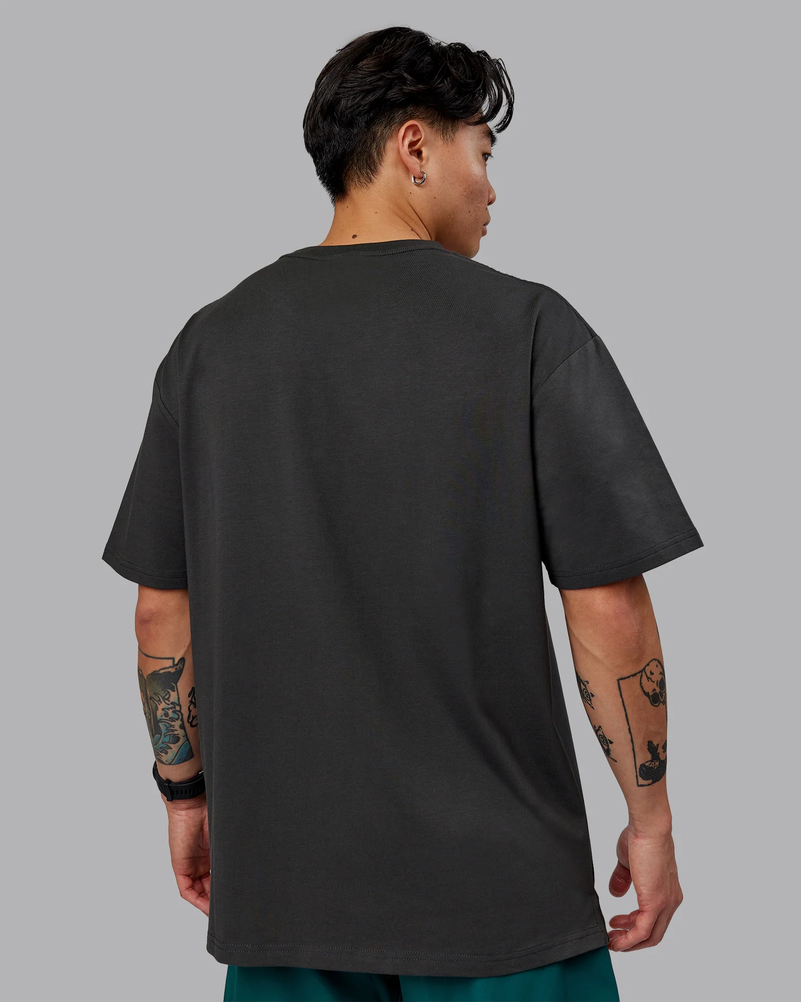 1% Better FLXCotton Tee Oversize - Pirate Black-Black