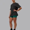 1% Better FLXCotton Tee Oversize - Pirate Black-Black