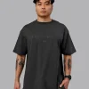 1% Better FLXCotton Tee Oversize - Pirate Black-Black