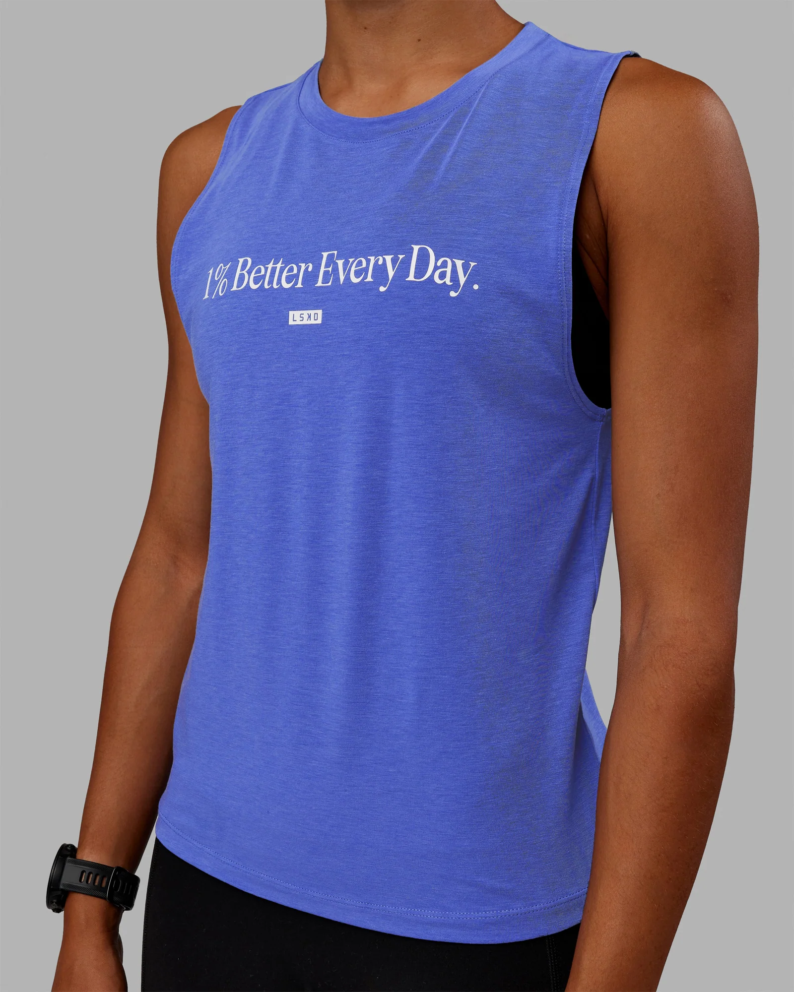 Vital 1% Better Training Tank - Power Cobalt-White