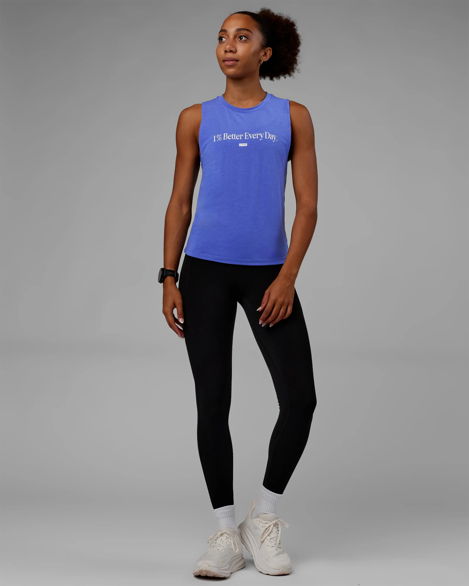 Vital 1% Better Training Tank - Power Cobalt-White