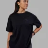 8633-1-better-value-series-flxcotton-tee-oversize-black-black-4.webp 1% Better Value Series FLXCotton Tee Oversize - Black-Black