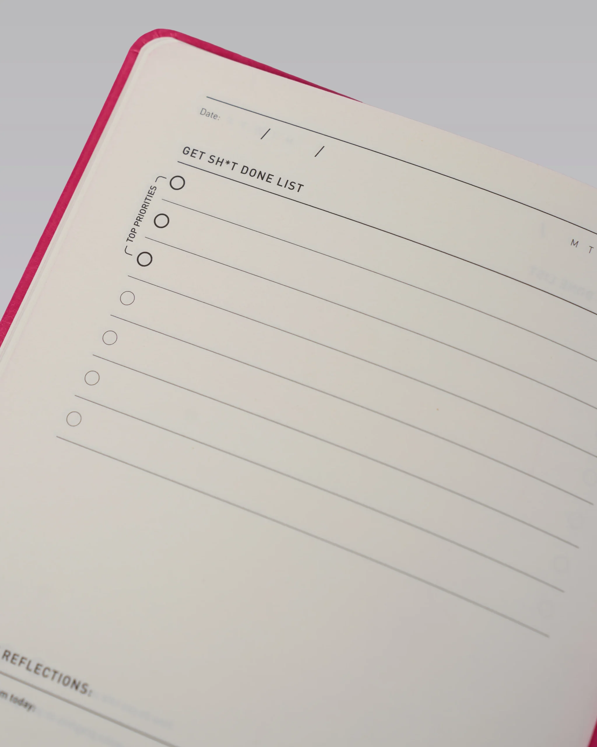 1% Better Journal - Ultra Pink