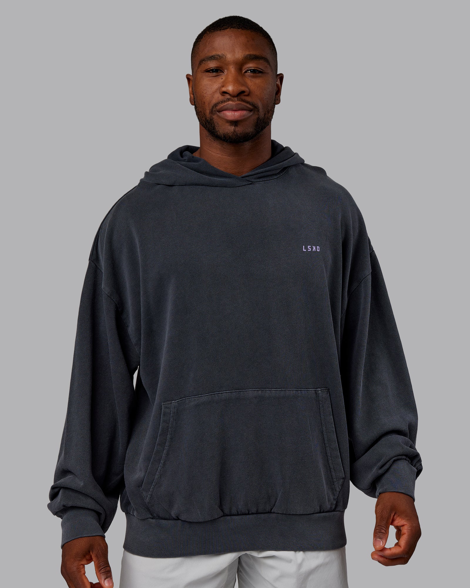 8660-1-better-value-series-oversized-hoodie-black-violet-ray-3.jpg 1% Better Value Series Oversized Hoodie - Black-Violet Ray