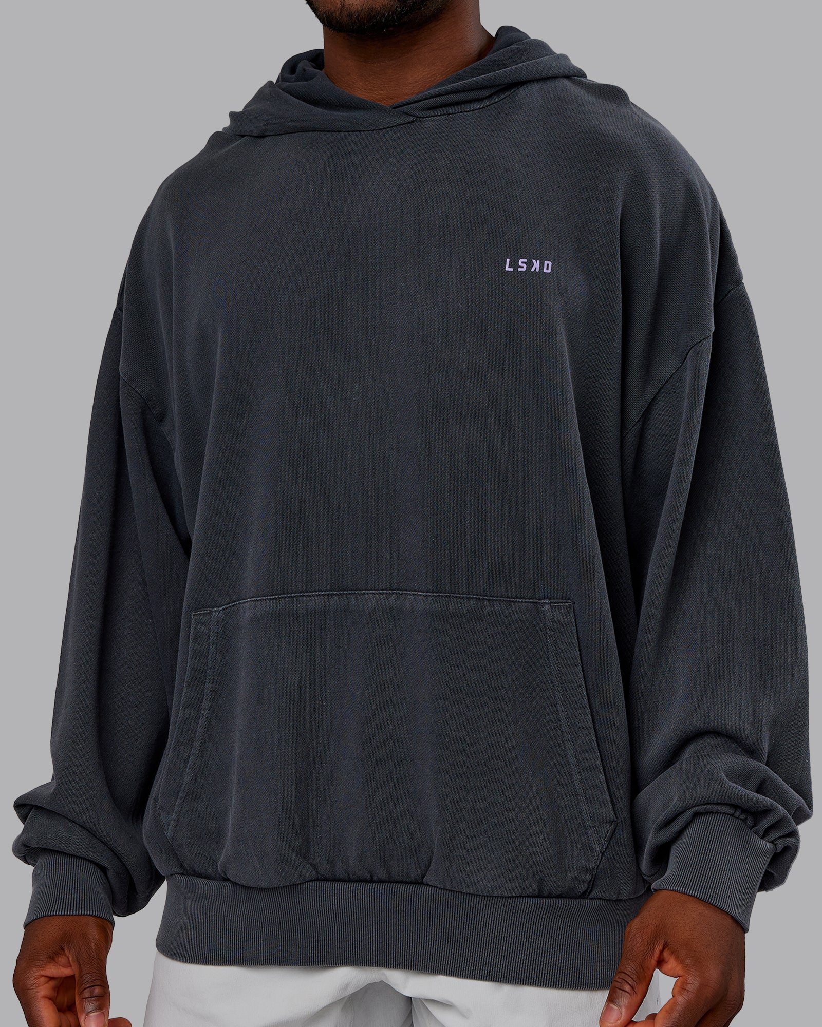 8660-1-better-value-series-oversized-hoodie-black-violet-ray-8.jpg 1% Better Value Series Oversized Hoodie - Black-Violet Ray