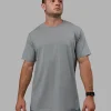Base FLXCotton Tee - Circular Grey