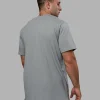 Base FLXCotton Tee - Circular Grey