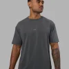 8701-base-flxcotton-tee-oversized-dark-storm-washed-1.webp Base FLXCotton Tee Oversized - Dark Storm Washed