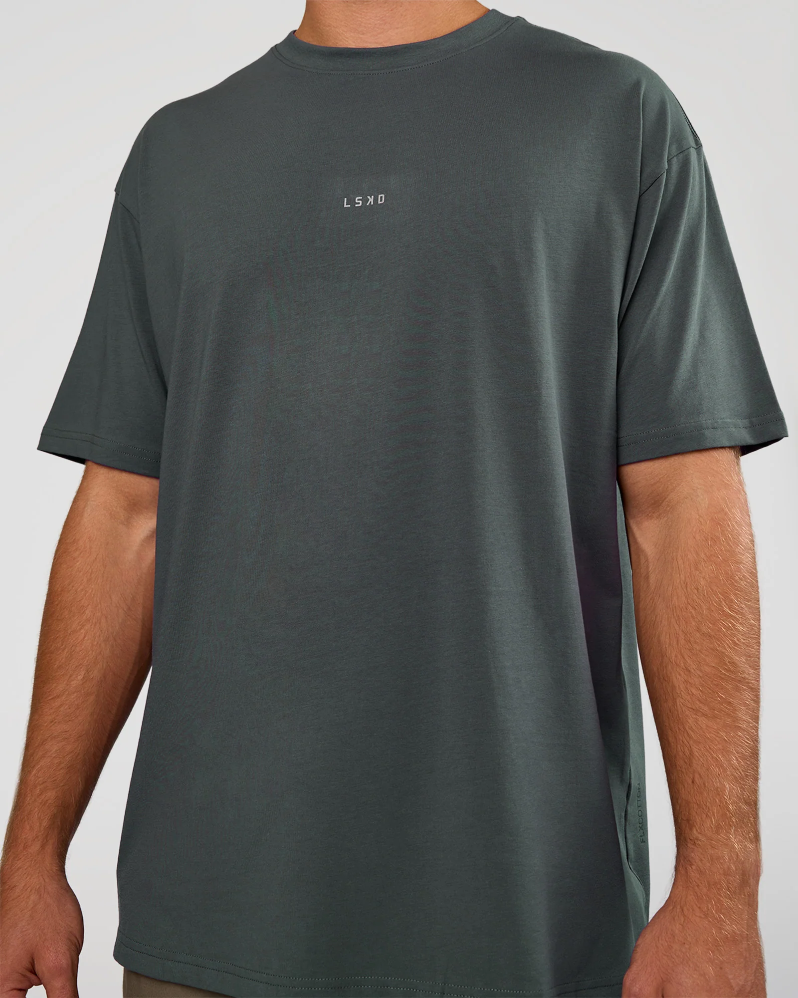 Base FLXCotton Tee Oversized - Dark Slate
