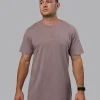 Base FLXCotton Tee - Greyish Purple