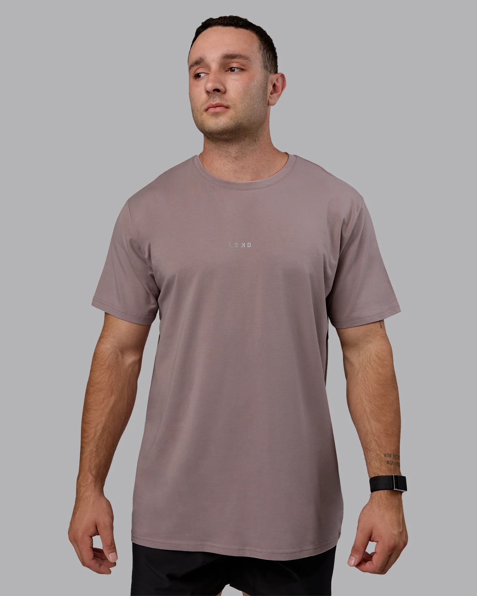 Base FLXCotton Tee - Greyish Purple
