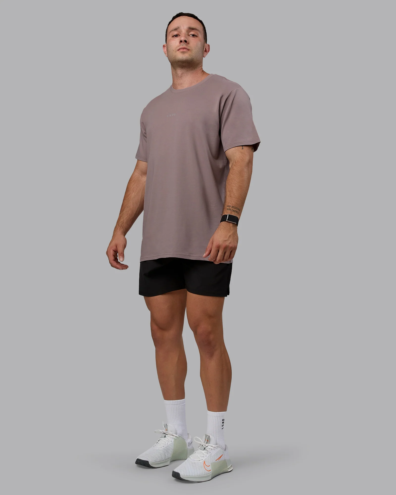 Base FLXCotton Tee - Greyish Purple