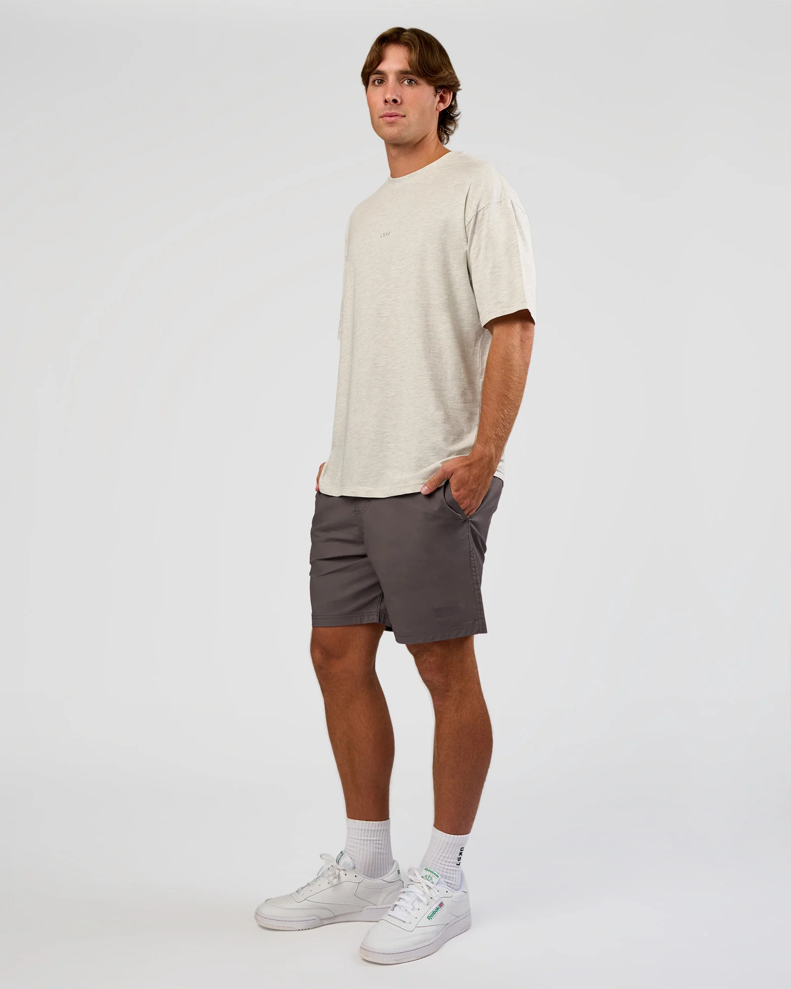 8734-base-flxcotton-tee-oversized-silver-marl-2.webp Base FLXCotton Tee Oversized - Silver Marl