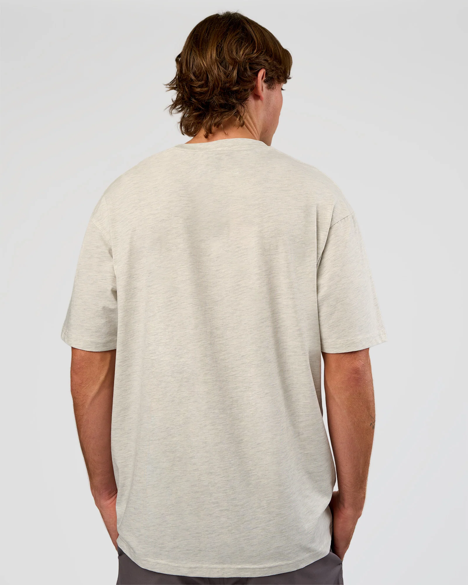 8734-base-flxcotton-tee-oversized-silver-marl-3.webp Base FLXCotton Tee Oversized - Silver Marl