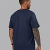 Base FLXCotton Tee - Future Navy
