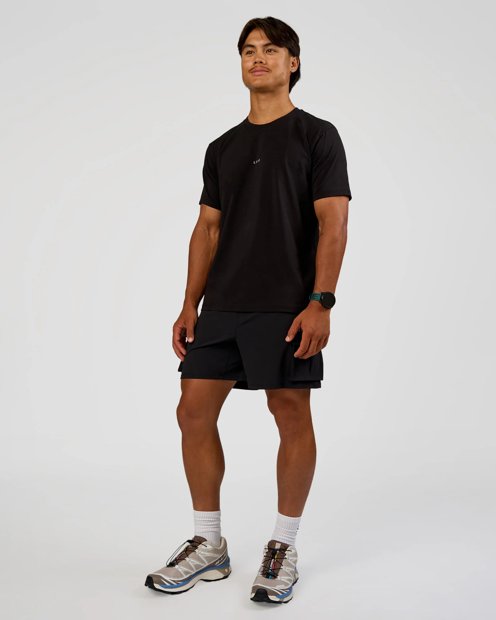 8775-base-flxcotton-tee-regular-fit-8cm-black-4.webp Base FLXCotton Tee Regular Fit -8cm - Black