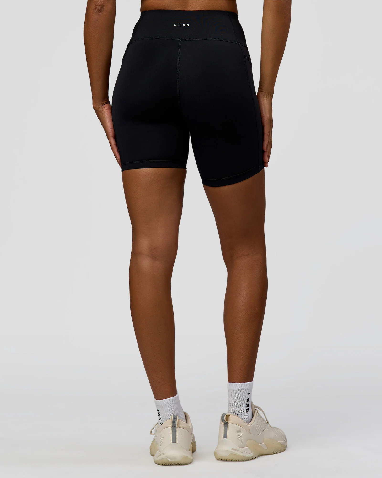 Rep Ultra High-Rise 6" Short Pockets - Black-Marshmallow