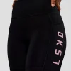 Rep Ultra High-Rise 6" Short Pockets - Black-Marshmallow