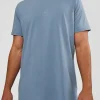 Base FLXCotton Tee  Regular Fit +2cm - Elemental Blue Washed