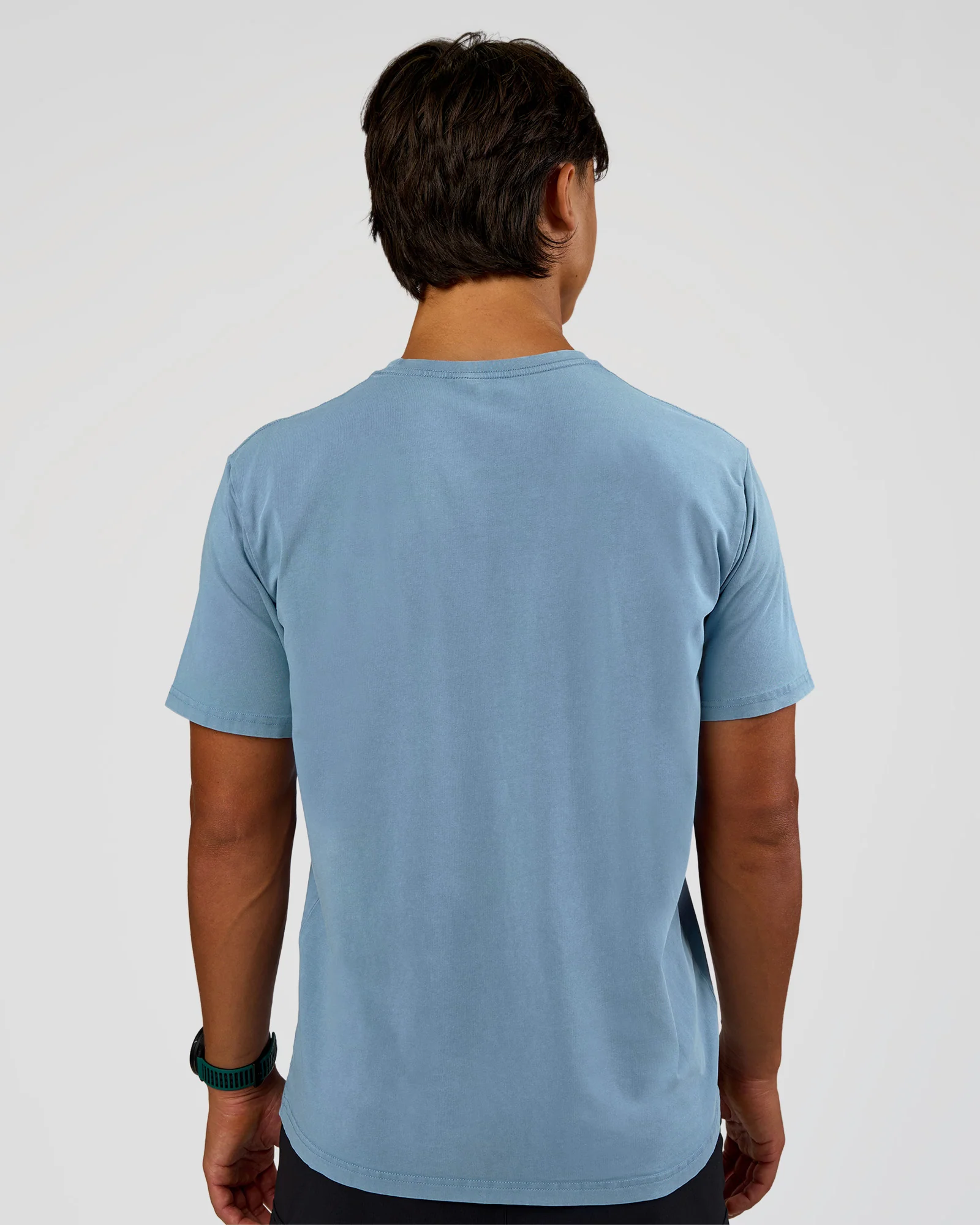 Base FLXCotton Tee Regular Fit -8cm  - Elemental Blue Washed