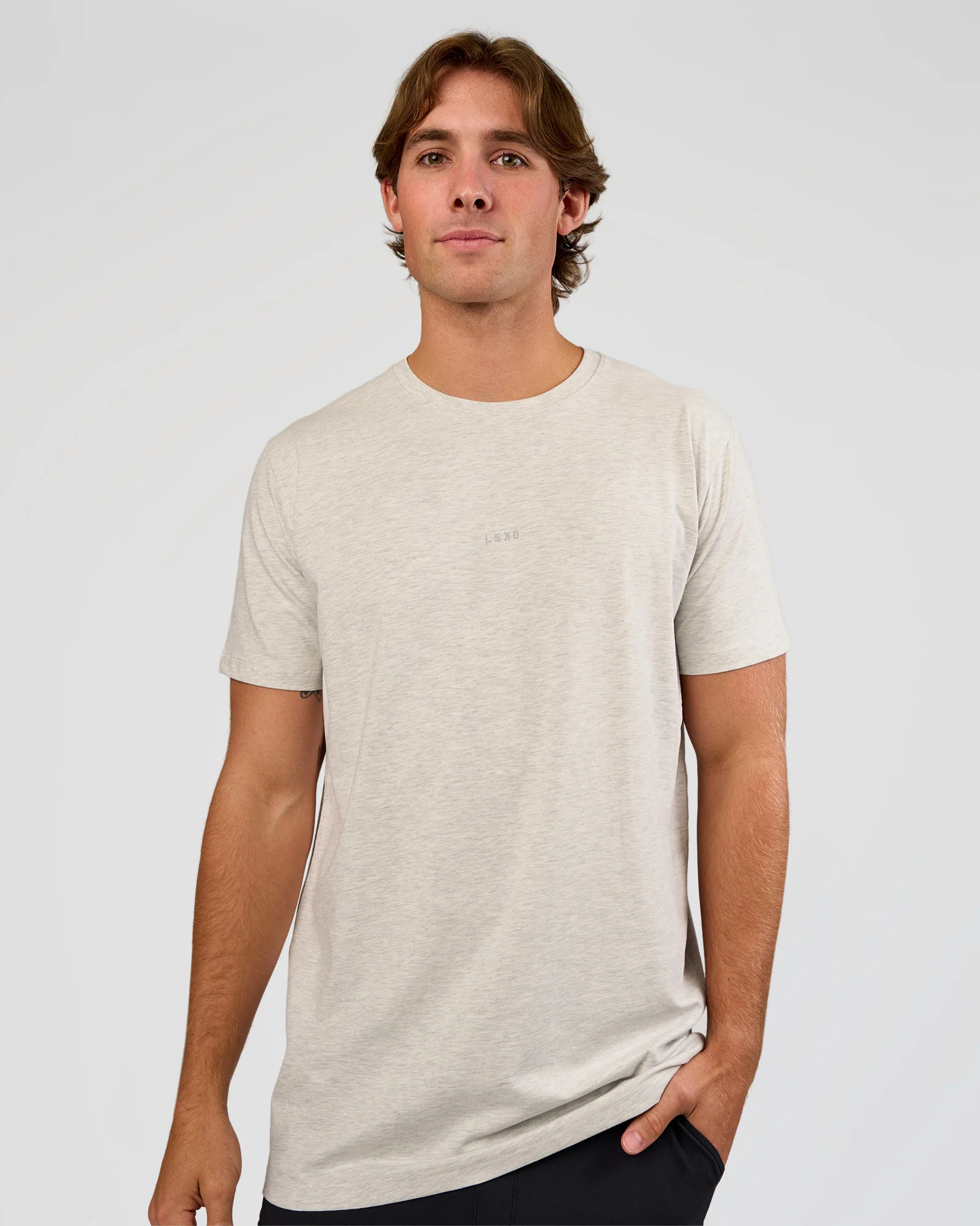 8807-base-heavyweight-flxcotton-tee-regular-fit-2cm-silver-marl-1.webp Base Heavyweight FLXCotton Tee Regular Fit +2cm - Silver Marl