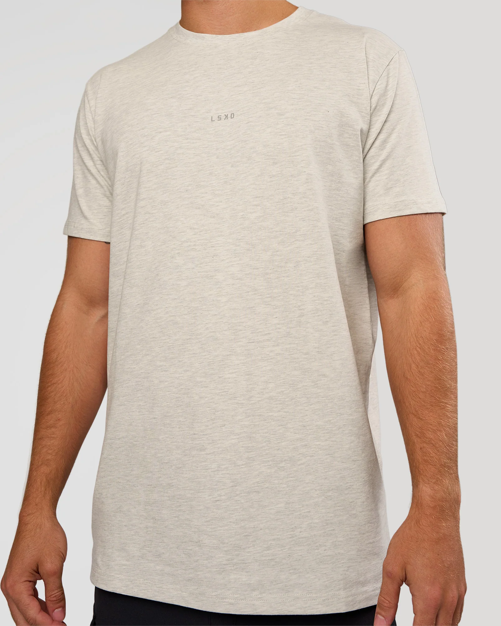 8807-base-heavyweight-flxcotton-tee-regular-fit-2cm-silver-marl-4.webp Base Heavyweight FLXCotton Tee Regular Fit +2cm - Silver Marl