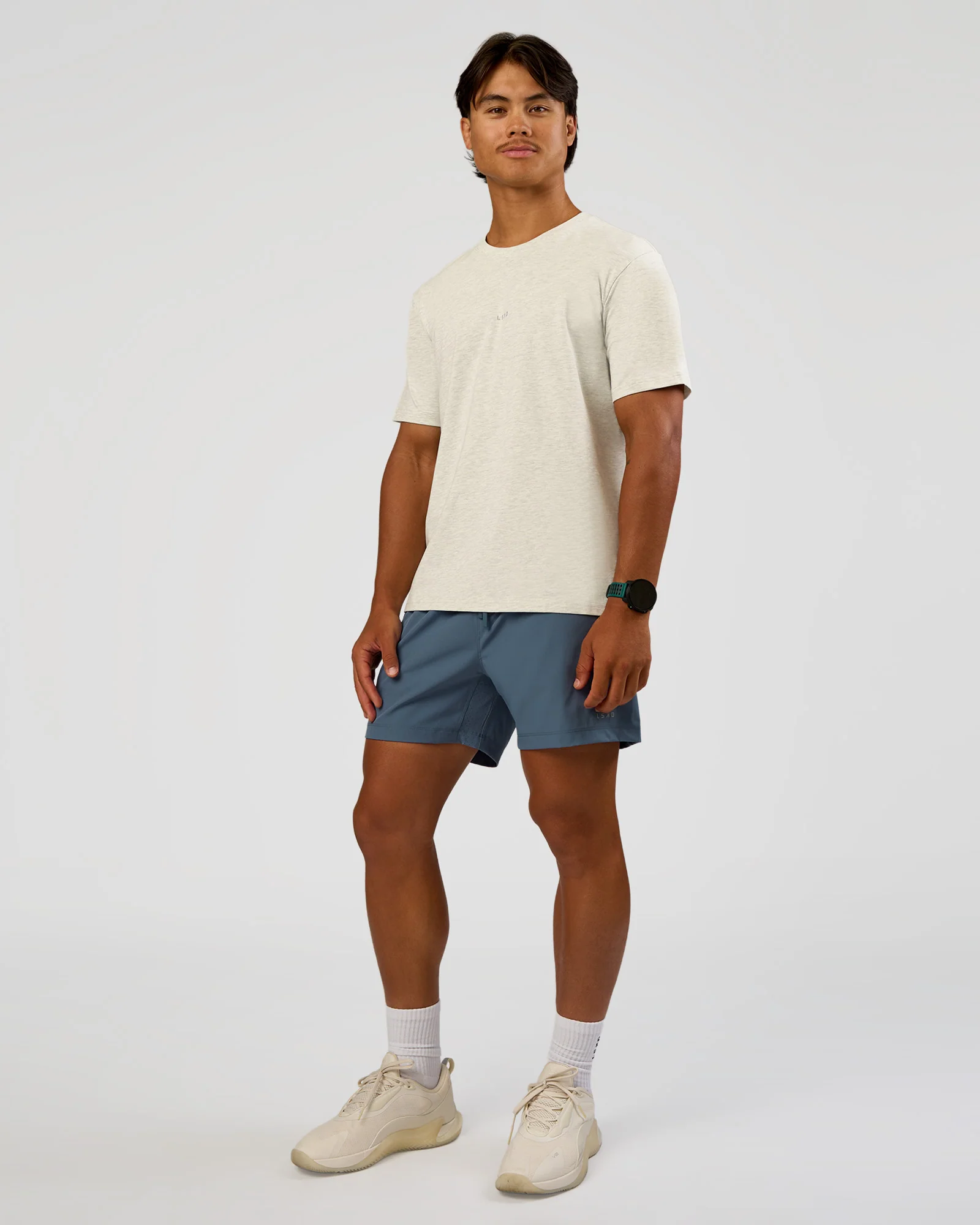 8815-base-heavyweight-flxcotton-tee-regular-fit-8cm-silver-marl-3.webp Base Heavyweight FLXCotton Tee Regular Fit -8cm - Silver Marl