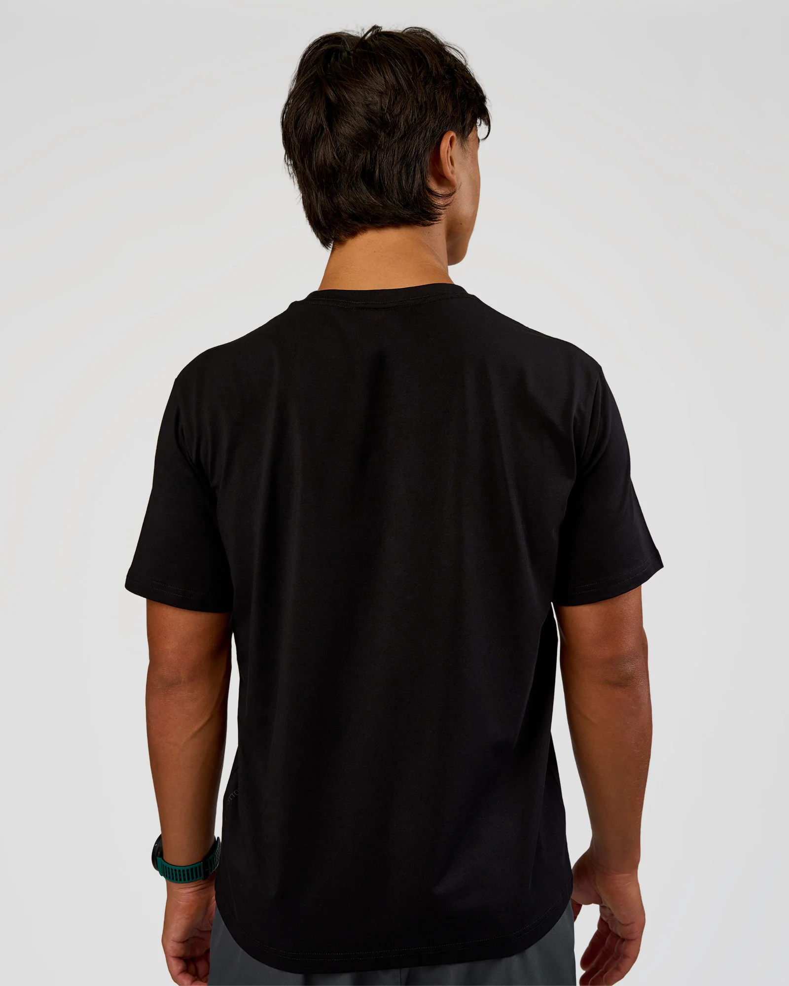 Base Heavyweight FLXCotton Tee Regular Fit -8cm - Black