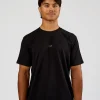 Base Heavyweight FLXCotton Tee Regular Fit -8cm - Black