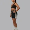 Revitalise Ultra High-Rise 6" Short - Black-Multi