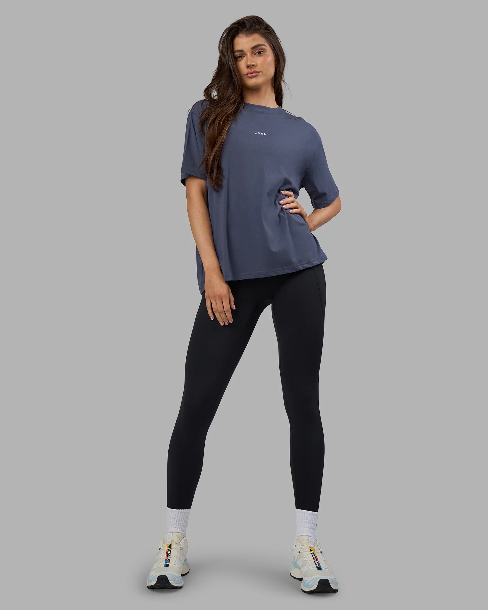8894-go-to-flxcotton-oversized-tee-night-shadow-white-2.webp Go-To FLXCotton Oversized Tee - Night Shadow-White