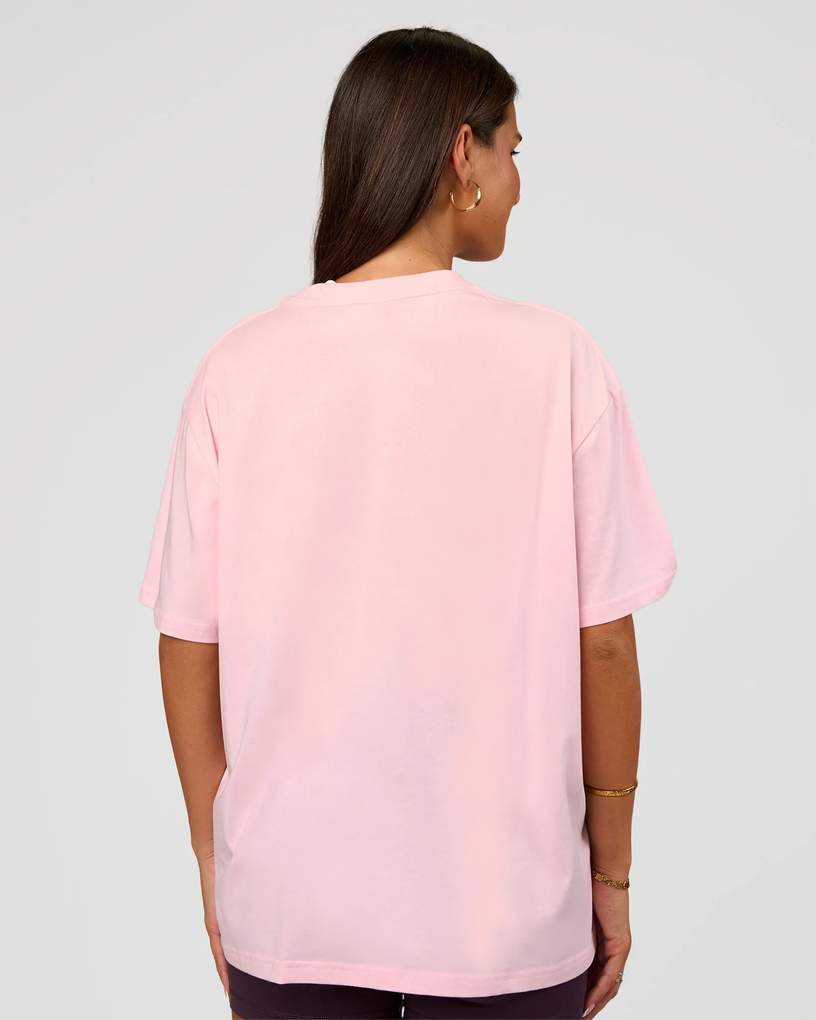 Go-To Script FLXCotton Oversized Tee - Marshmallow-White