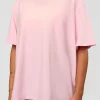 Go-To Script FLXCotton Oversized Tee - Marshmallow-White