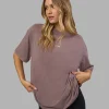 Go-To FLXCotton Oversized Tee - Peppercorn Washed