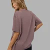 Go-To FLXCotton Oversized Tee - Peppercorn Washed