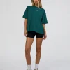 8930-go-to-flxcotton-oversized-tee-transformative-teal-white-2.webp Go-To FLXCotton Oversized Tee - Transformative Teal-White