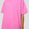 Go-To FLXCotton Oversized Tee - Ultra Fuchsia Washed