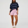 Go-To Stripe FLXCotton Oversized Tee - Future Navy-White
